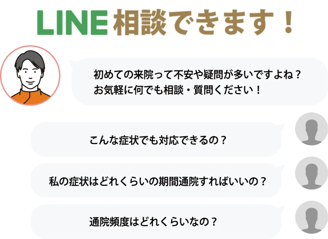 LINE相談できます！